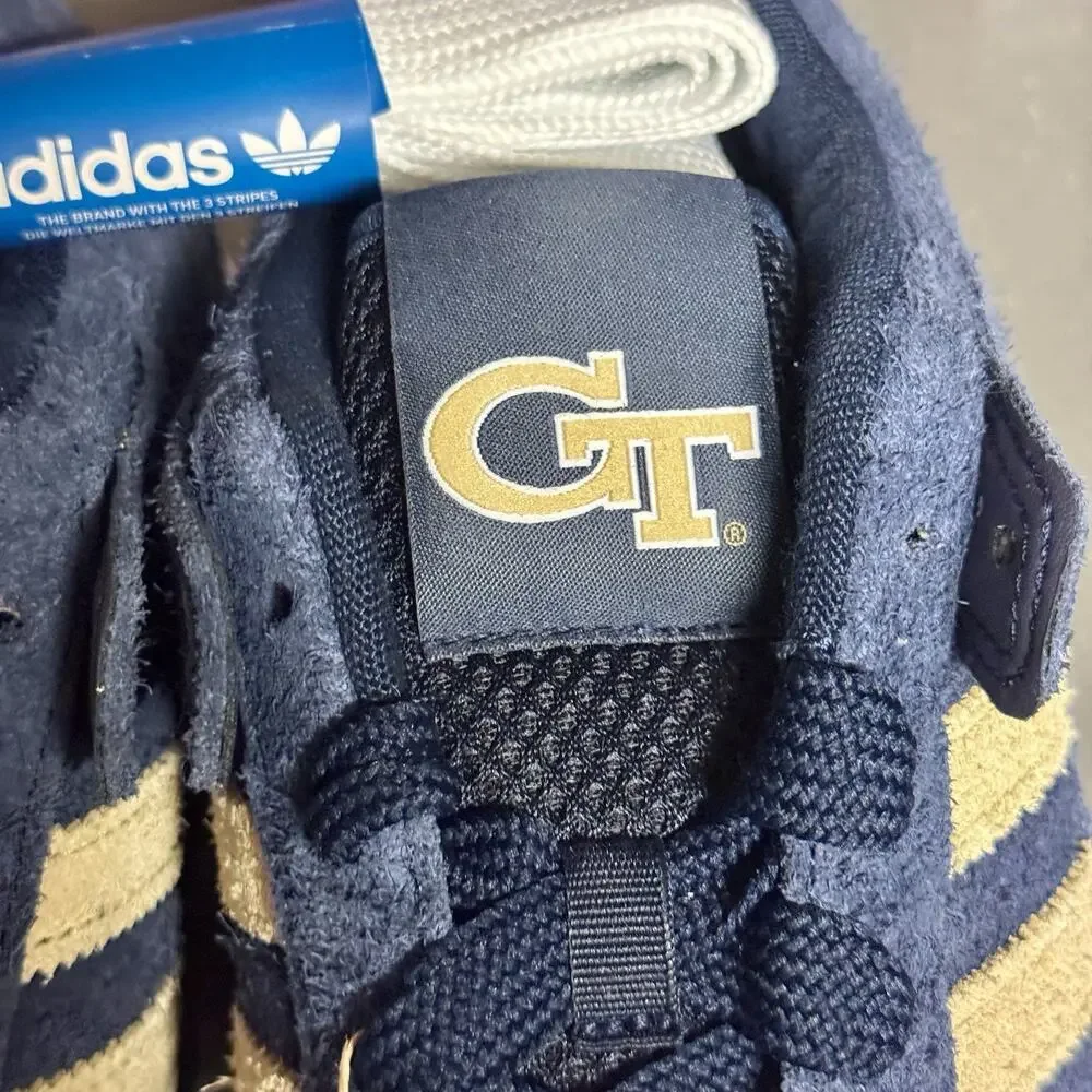 adidas Forum Low Georgia Tech Yellow Jackets Men’s 11 Sneakers Casual Shoes NCAA